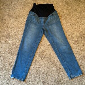 Isabel maternity, 90s straight over belly maternity jean, size 8